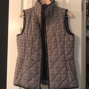 Herringbone puffer vest XS